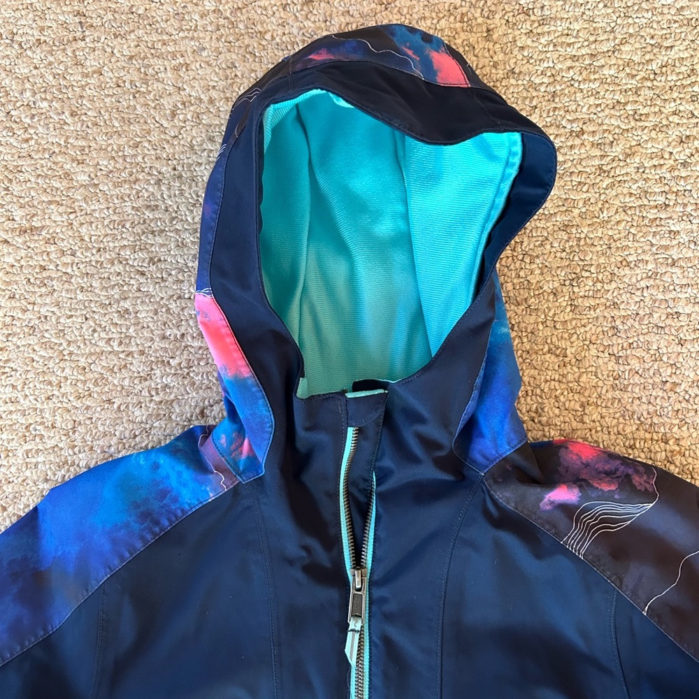 O’Neill Girl’s Snow Outerwear Jacket. Navy, Hooded, Girl’s size 14.